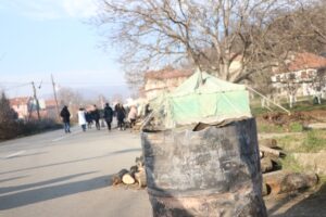 Protest barikade Rudare
