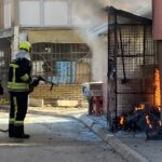 Požar u blizini OŠ Sveti Sava u K.Mitrovici, nema povređenih