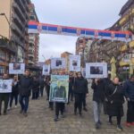 U centru K.Mitrovice održan skup podrške uhapšenom Slađanu Trajkoviću – bivšem policajcu kojeg sada terete za ratne zločine