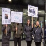 Odloženo ročište Trajkoviću za 16. februar, porodica protestovala ispred Tužilaštva