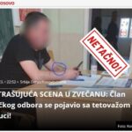 Tabloid o „zastrašujućoj sceni“ u Zvečanu i kada je „đavo u detaljima“ Radio kontakt plus Netačno
