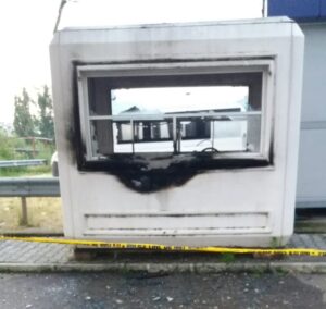 Kiosk KP u Kolašinskoj kosovska poilcija