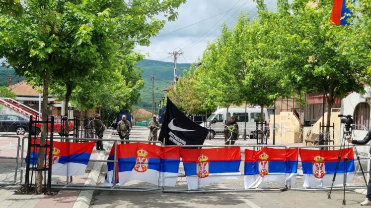 Zvečan Protest 10 dan krize