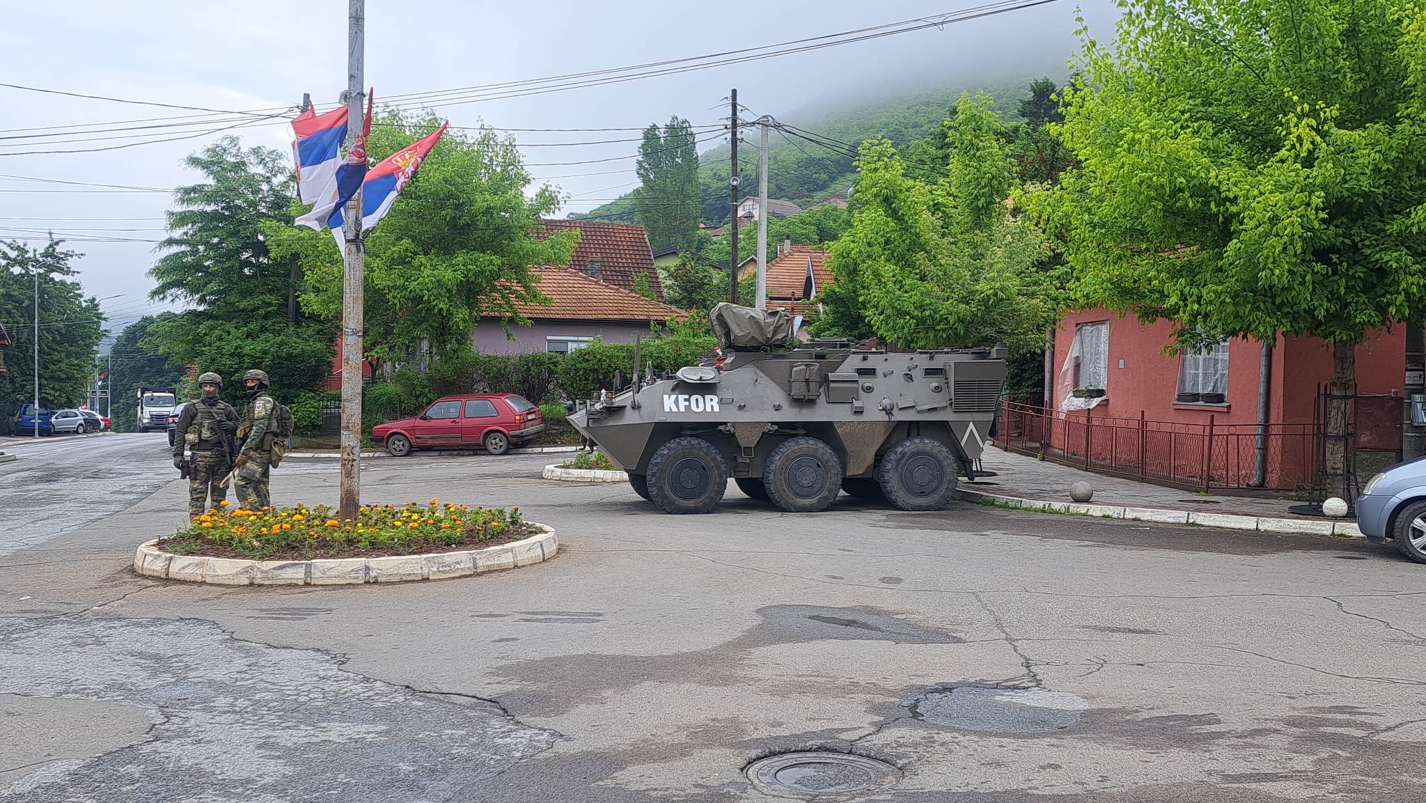Zvečan Protest kfor