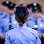 New Serb Police Officers Don KP Uniforms in N.Mitrovica
