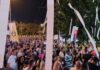 Danas: Građani se okupili ispred Pinka, kordon policije štiti zgradu 19 protest srbija prtiv nasilja TV Pink