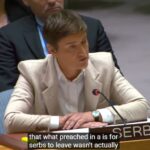 Brnabić na SB UN: 11% Srba napustilo Kosovo i Metohiju od dolaska Kurtija na vlast