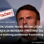 „Bezvizni režim“ jedne informacije Makron netačno