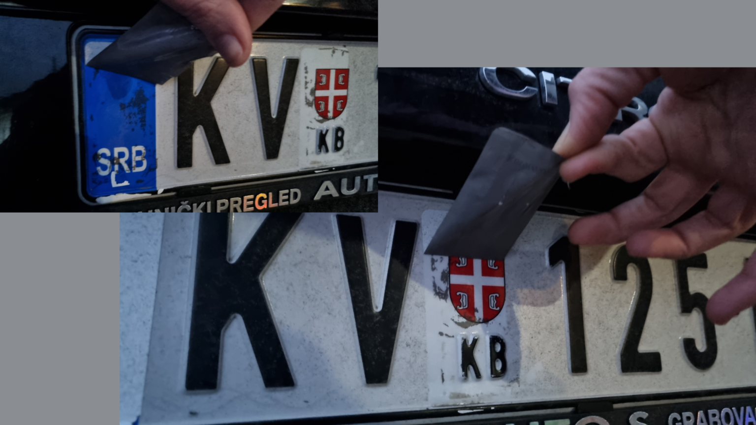 Regostration Sticker The Kosovo government abolishes the sticker regime for Serbian license ...