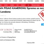 Radio Goraždevac: Nema preporuke za napad na Srbiju, već za aktivnije prisustvo Britanije u procesima na Z.Balkanu Netačno Radio Goraždevc Savet Lordova Britanija Napad Srbija