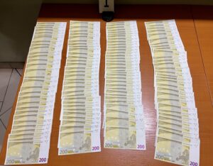 zaplena novac 200 evra lažan falsifikovan