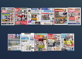Front pages: Dinars in focus, but also the Kosovo PM’s ‘cruelty, storm and terror’, who ‘tucked his tail’ in front of Vučić and ‘made up an assassination’ 12. februar