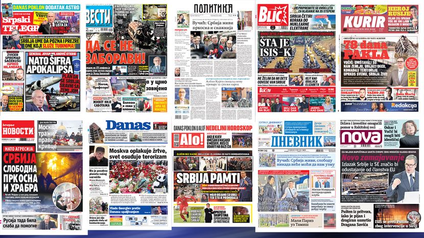 Naslovi 25. mart