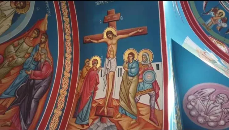 Lipljan crkva Svetih Flora i Lavra freskopisanje