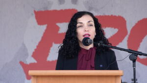 Osmani nezadovoljna konferencijom Kurtija i Mickoskog Vjosa Osmani