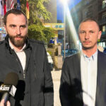 Eskobar sa predstavnicima srpskih stranaka sa Kosova Branimir Stojanović i Milija Biševac