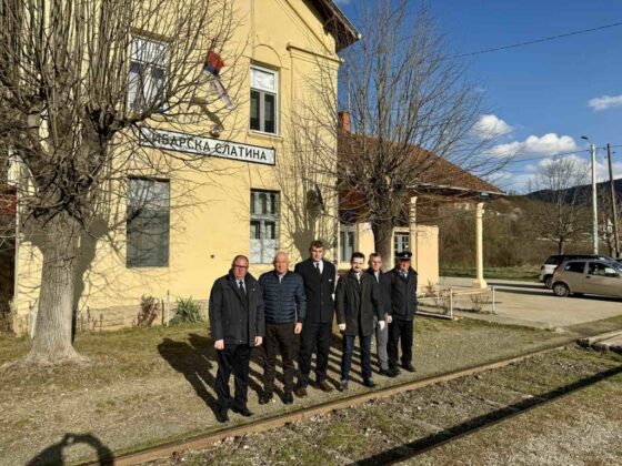 Železničari u Ibarskoj Slatini