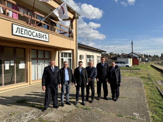 Železničari u Le&scaron;ku
