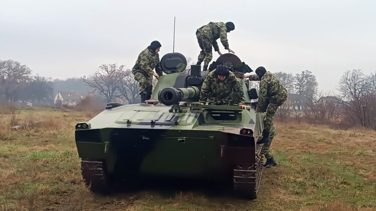 obuka na artiljerijskim sistemima Vojska Srbije