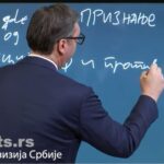Predsednik na tabli ispisao da se od Srbije očekuje de fakto ili de jure priznanje Kosova