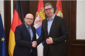 Aleksandar Vučić i Manuel Saracin