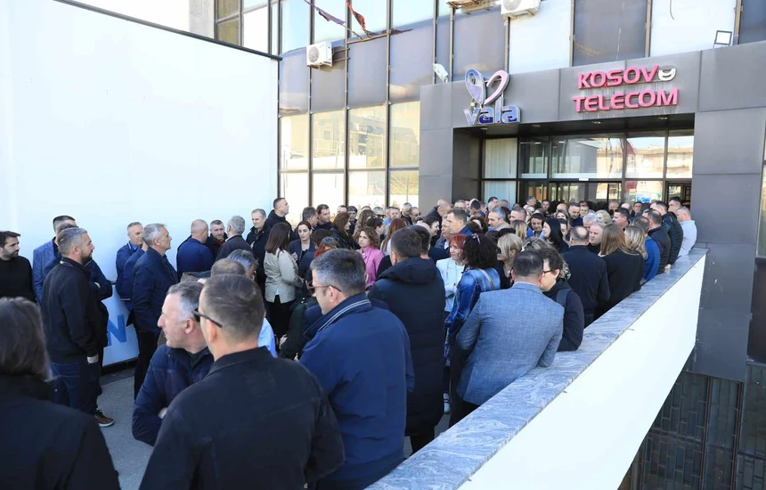 Protest Telekom Kosovo