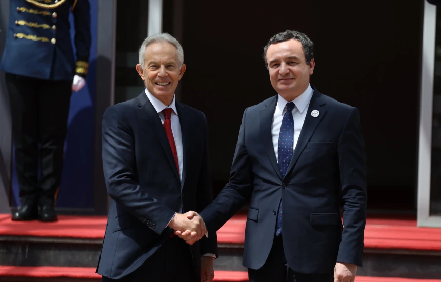 Bivši premijer Velike Britanije Toni Bler i kosovski premijer Aljbin Kurti