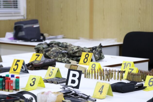 Kosovska policija policijska stanica Severna Mitrovica zaplena oružja