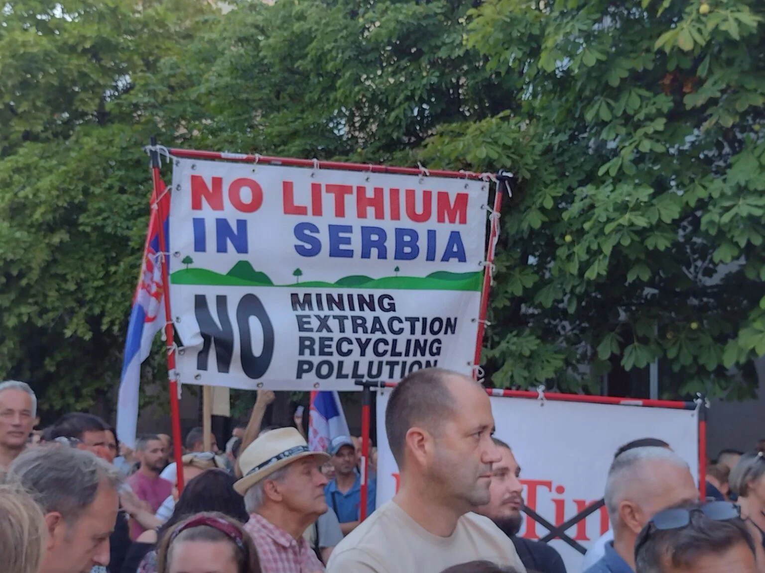 FOTO: Sa skupa protiv litijuma u Aranđelovcu/Z.Mišić, Danas