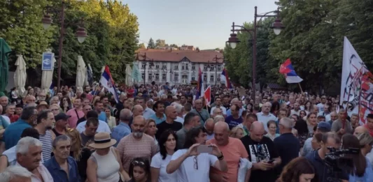 FOTO: Sa skupa protiv litijuma u Aranđelovcu/Z.Mišić, Danas