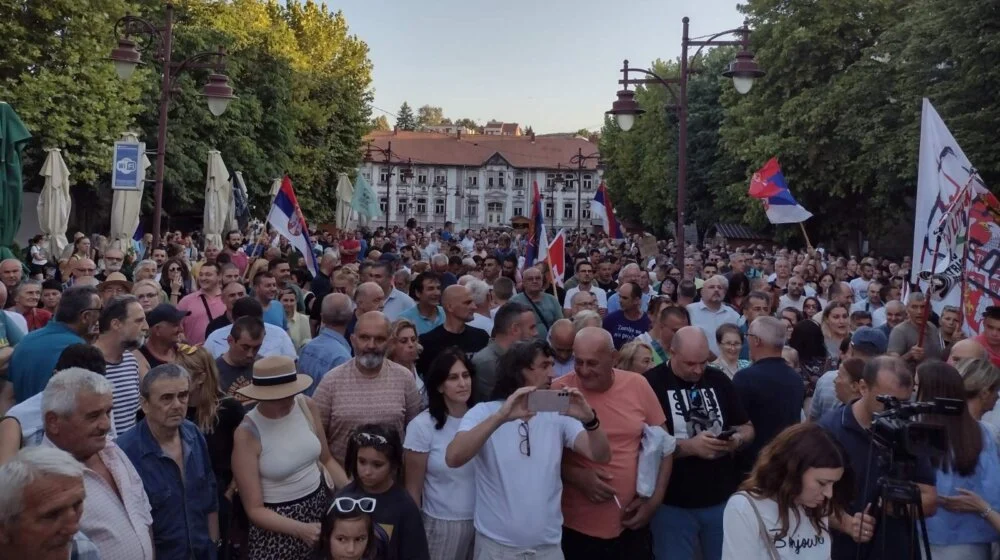 FOTO: skupa protiv litijuma u Aranđelovcu/Z.Mišić, Danas