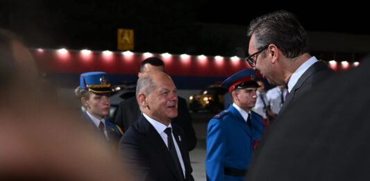 FOTO: Budućnost Srbije/Aleksandar Vučić i Olaf Šolc