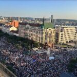 Protest u BG ušao u 5. sat, blokade, Arhiv javnih skupova: 40.000 ljudi FOTO: N1/Protest