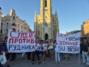Protesti protiv rudarenja litijuma Protest Litijum novi sad