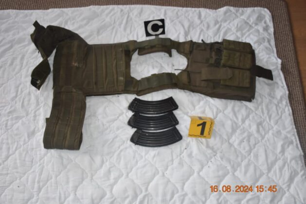 Weaponry Found at Rajska Banja Hotel Oružje Rajska Banja