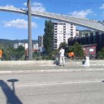 Work Continues on Main Ibar Bridge Despite Western Concerns FOTO: KoSSev