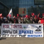 Otadžbina sa Kosova podržala proteste protiv iskopavanja litijuma u Srbiji FOTO: N1/ Rio Tinto Marš sa Drine