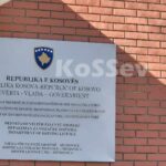 Employees of Serbian Government Offices in North Mitrovica Protest Closure of Local Institutions Privremeni organ Kosovska Mitrovica tabla