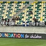 Kosovo-Cyprus Football Match Interrupted Over ‘Kosovo is Serbia’ banner Utakmica KIPar Kosovo transaparent Kosovo je Srbija