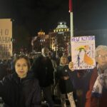 Beograd: Otpala realizacija najave sednice o litijumu, protest ispred skupštine FOTO: Protest protiv litijuma/Sanja Sovrlić N1