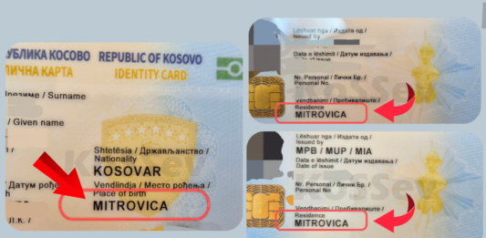 Lične karte / Mitrovica / Prebivalište