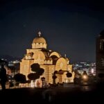 Hristos vaskrse! FOTO: Sv. Dimitrije noću/KoSSev
