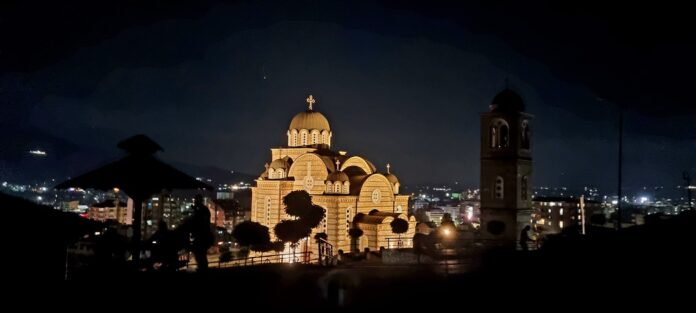 FOTO: Sv. Dimitrije noću/KoSSev