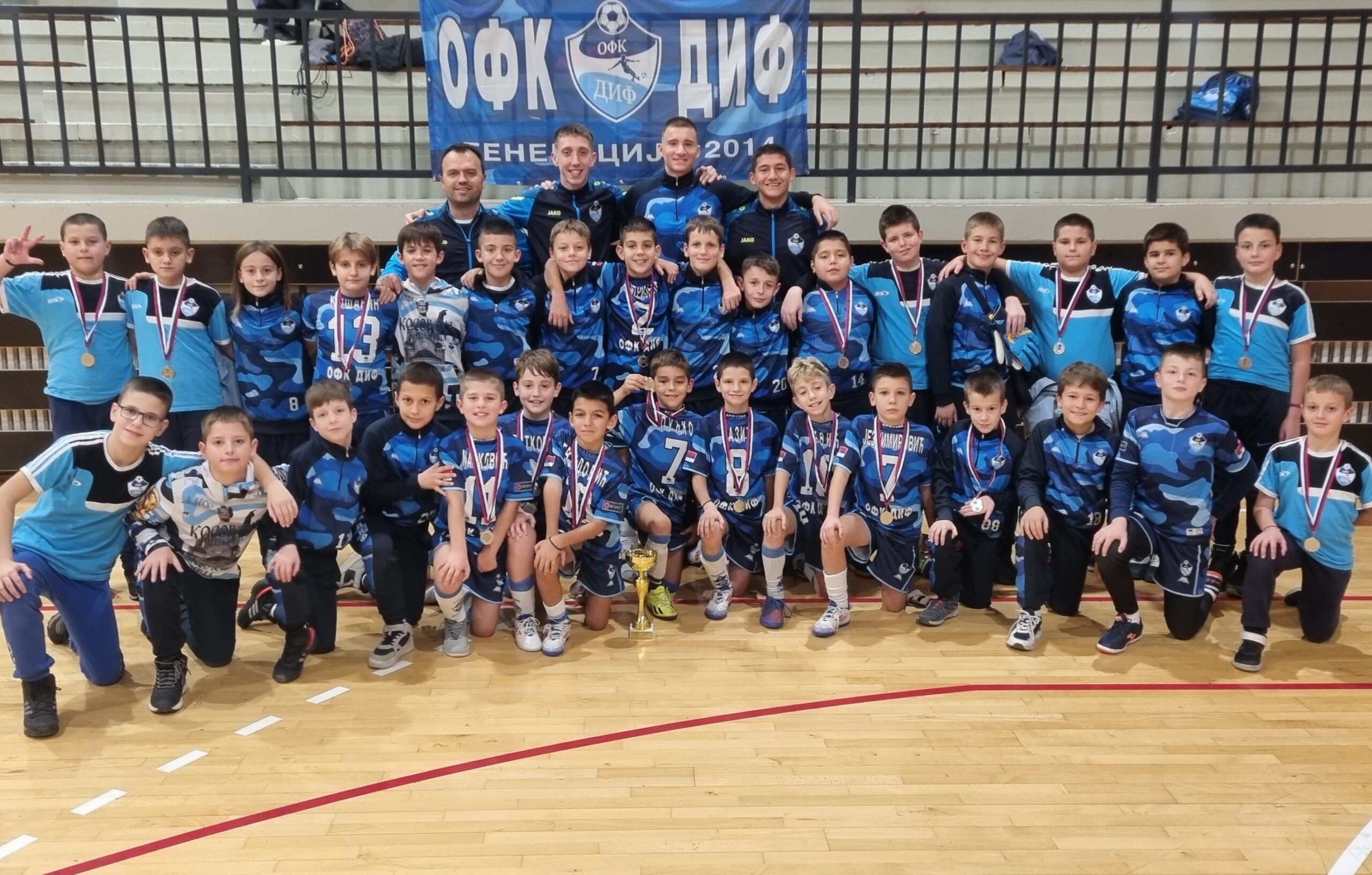 Mladi fudbaleri OFK "Dif" osvojili srebro i bronzu na turniru u Guči