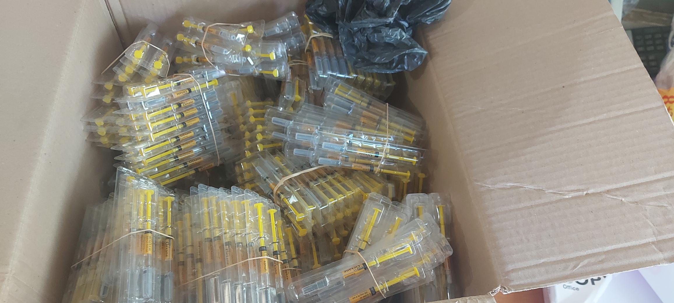 Zaplenjeno 1.000 injekcija u kamionu
