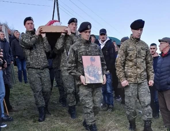 KBS amblemi sahrana bjiviši pripadnik OVK