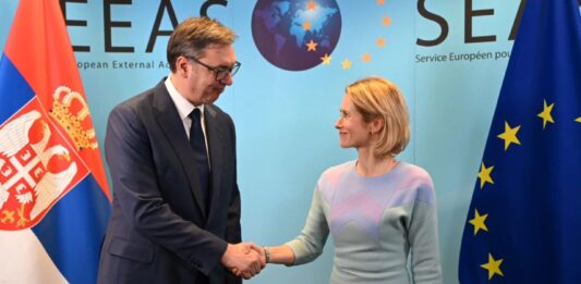 Aleksandar Vučić Kaja Kalas