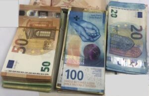 Zaplenjeno više od 12,000 evra  Zaplena novac evri franci Brnjak