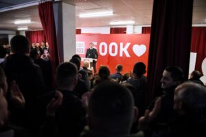 Kurti na predizbornom skupu u Štrpcu Samoopredeljenje skup