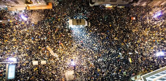 Arhiv javnih skupova: Na protestu Protest ispred RTS studenti